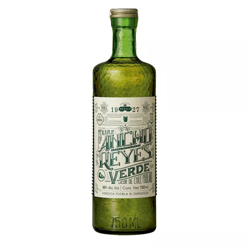 Licor Ancho Los Reyes De Chile Poblano Verde 750 Ml Sampieri Vinos Y Licores