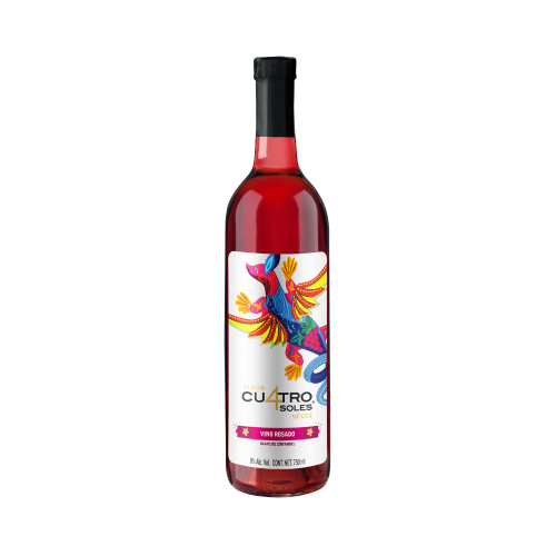 Vino Rosado Cuatro Soles Blanc Zinfandel 750 ml.