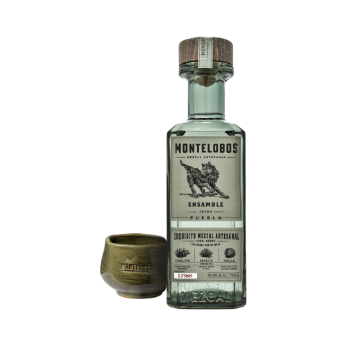 Mezcal Montelobos Ensamble 750 ml. + Votivo