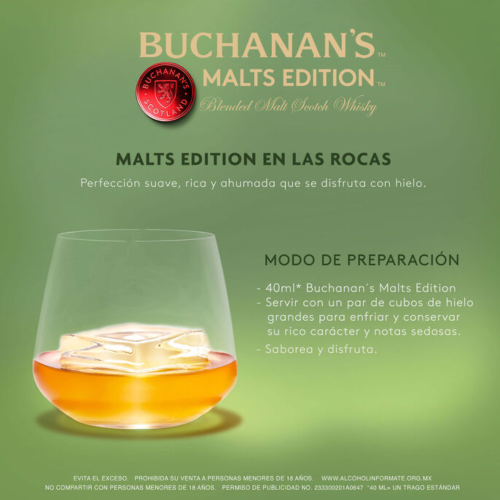 Whisky Buchanans Malts Edition 750 ml.